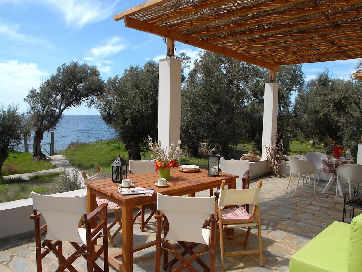 Melinda Holiday House Plomari Quarto foto